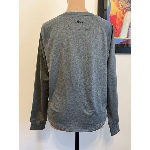 Cutter & Buk Grey Small New England Patriots Woman's Long sleeve T-Shirt - Picture 3 of 9